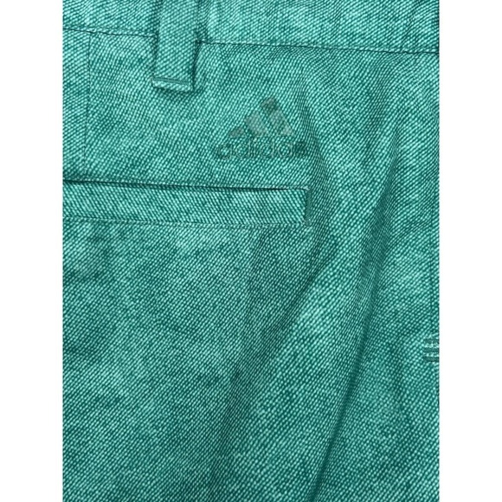 Adidas Golf Ultimate365 Heathered Green Performance Pants Mens 30x32 Flat Front - Picture 4 of 5